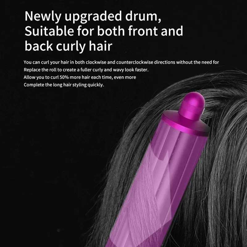 6in MultiFunction Hair Dryer Styling Tool Curling Iron Hot Air Brush Curling Rod Salon Professional Hair Styler W251029