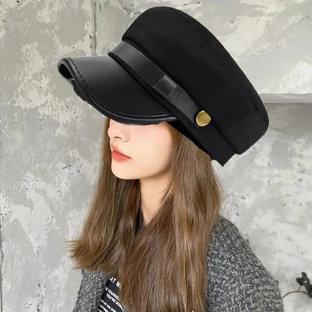 Navy Cap Vintage Flat Octagonal Hat British Style Beret Hats Salior sboy Peaked Caps Outdoor Travel 251013