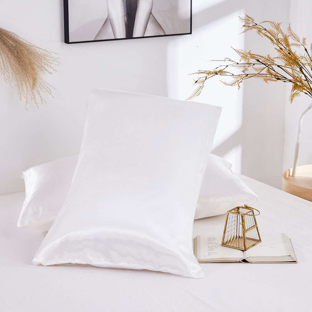 Home Goods Faux Silk Double Pillowcases Lightweight, smooth, and moisture-absorbing