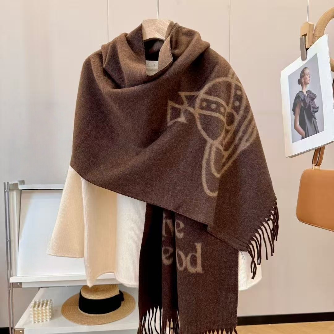 Designer Scarf Wool Scarfs 100% Cashmere Designer Scarves Winter Spring fashion Men Women Designer Classic Letter pattern Pashmina shawl Scarve