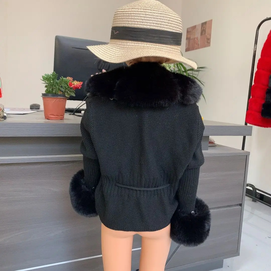 Childrens Fur Cardigan Girls AutumnWinter Fashion Faux Knitted Selling Fox 251028