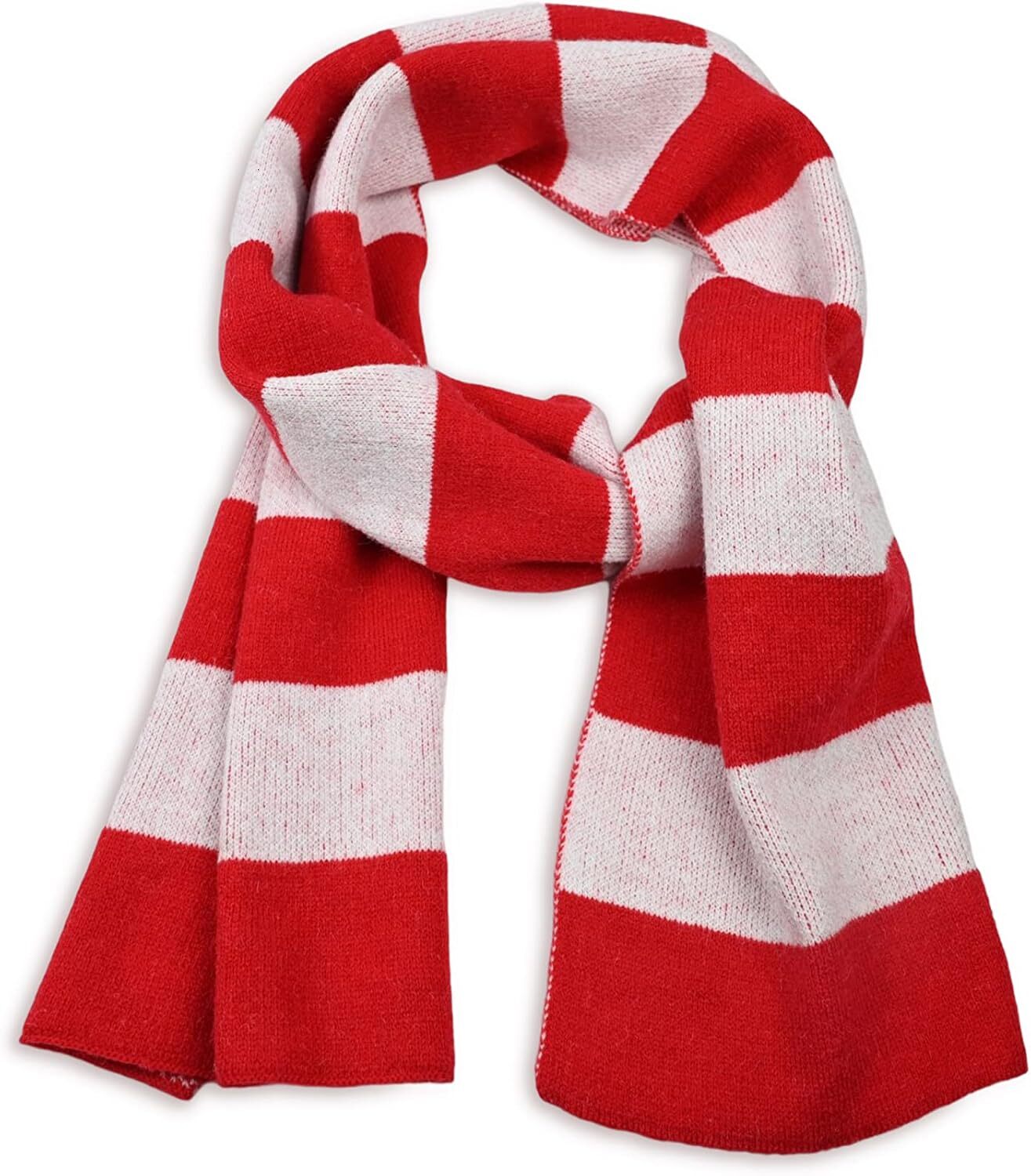 Custom Mens Winter Cashmere Feel Knit Scarf Christmas Classic Striped Scarves Long Fall Keep Warm Scarf Soft Shawl for Men Women
