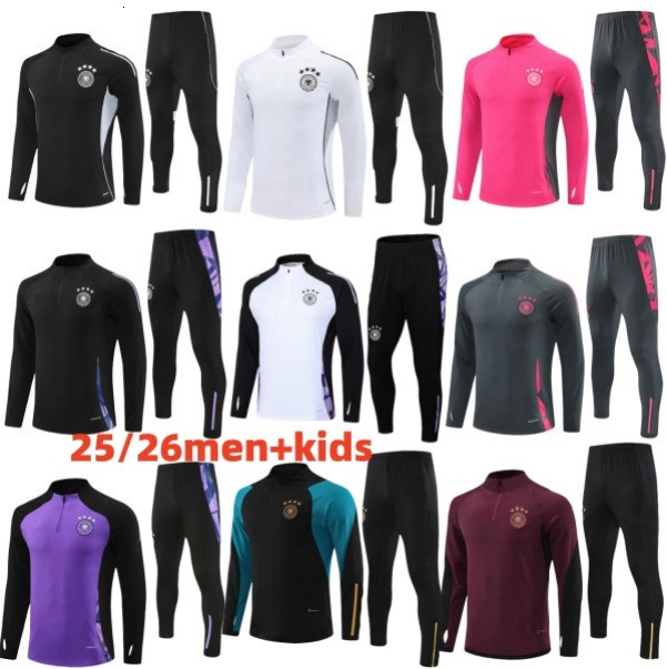 2025 2026 Germany tracksuit soccer jersey KROOS GNABRY WERNER DRAXLER REUS MULLER GOTZE football shirt 2526 germanyS world training suit cup Men kids 