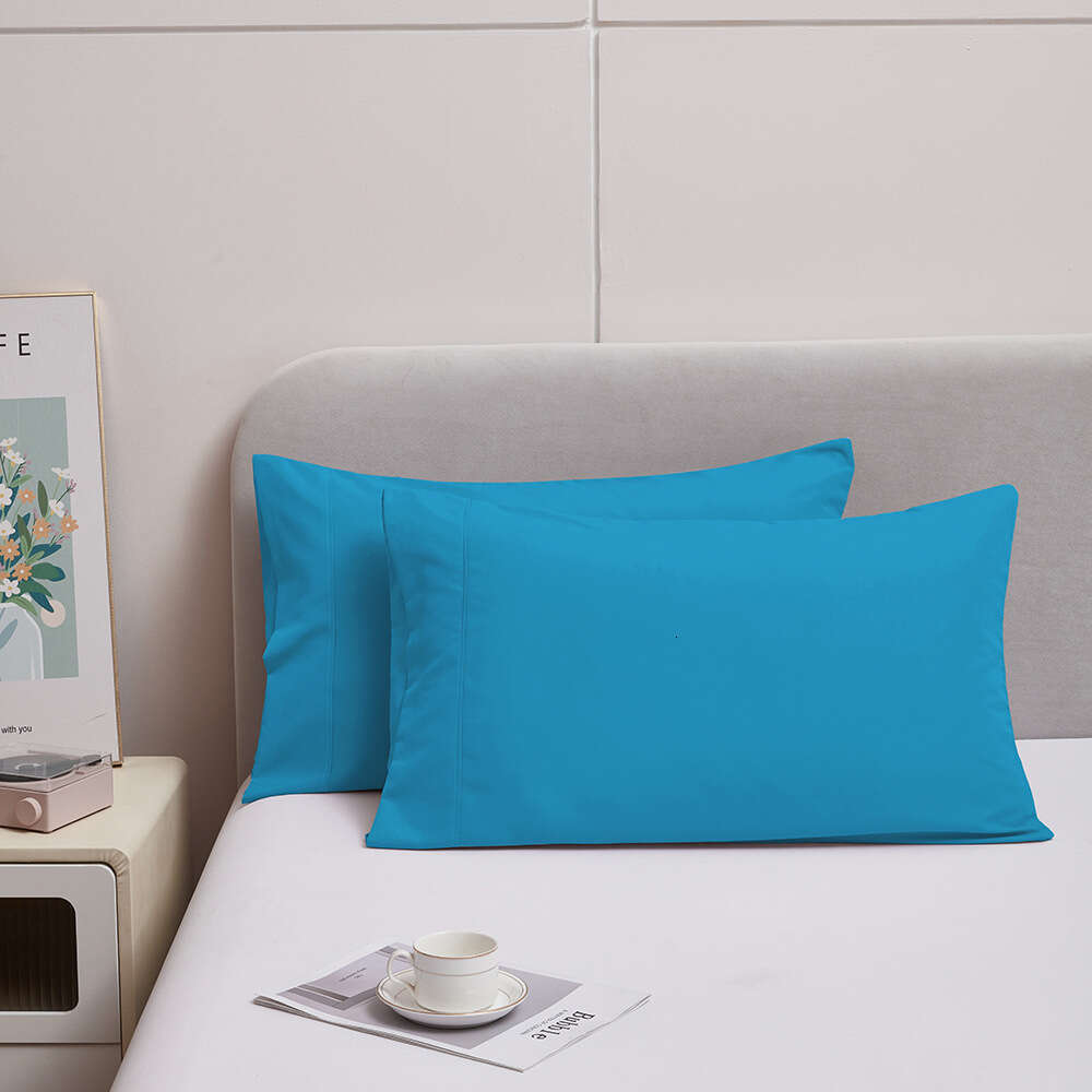 New Style Single and Double Brushed Thick Solid Color Envelope Pillowcase