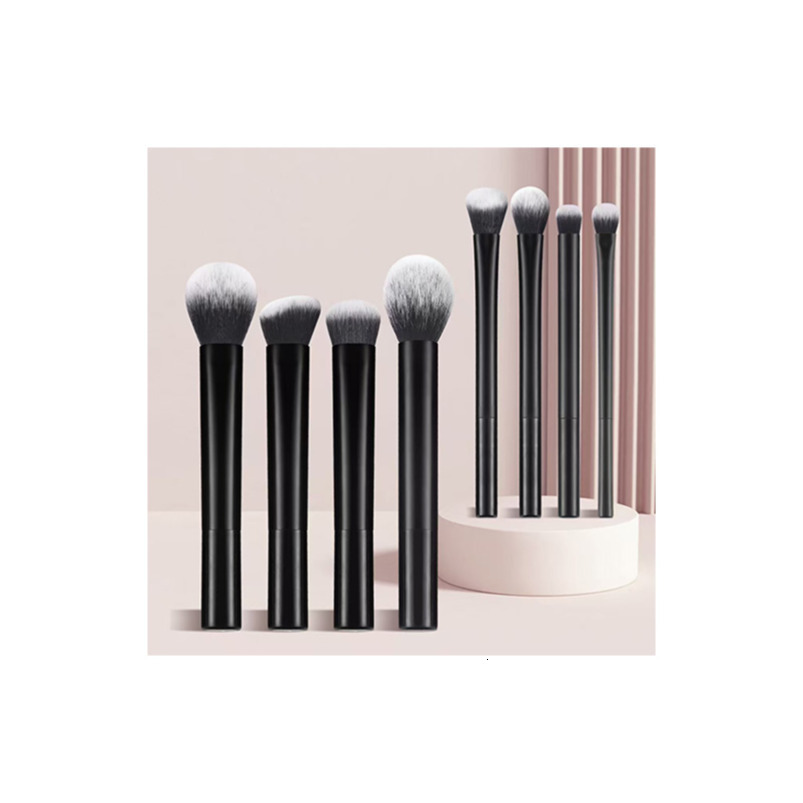 8-Piece Long-Handle Makeup Brush Set Multi-Color Ultra-Soft Powder Brush, Blush Brush, Eyeshadow Brush Complete Beginner's Toolkit