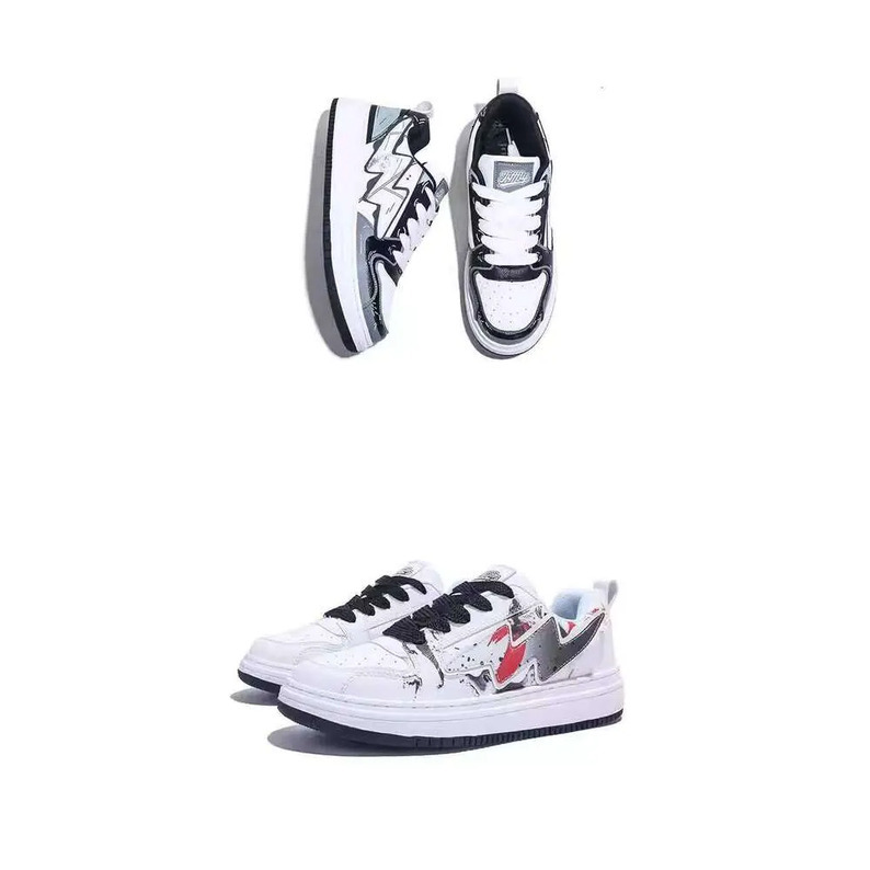 Jifffly Designer Bad Guy Collaboration Men's Sneakers Niche Ins Trend Versatile Student Sports Shoes Breathable Lightweight