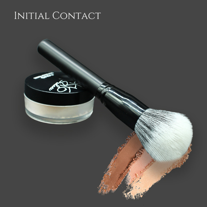 Single Makeup Brush Single Large Loose Powder Brush Mushroom-Head Setting Powder Brush Blush Brush Multi-Functional Synthetic Fiber Portable Brush