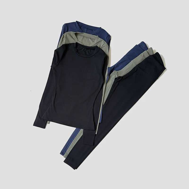 2PCS Yoga Set Women Long Sleeve Crop Top Workout Set Sportswear Gym Clothing Fitness High Waist Leggings Sports SuitsXJ251029