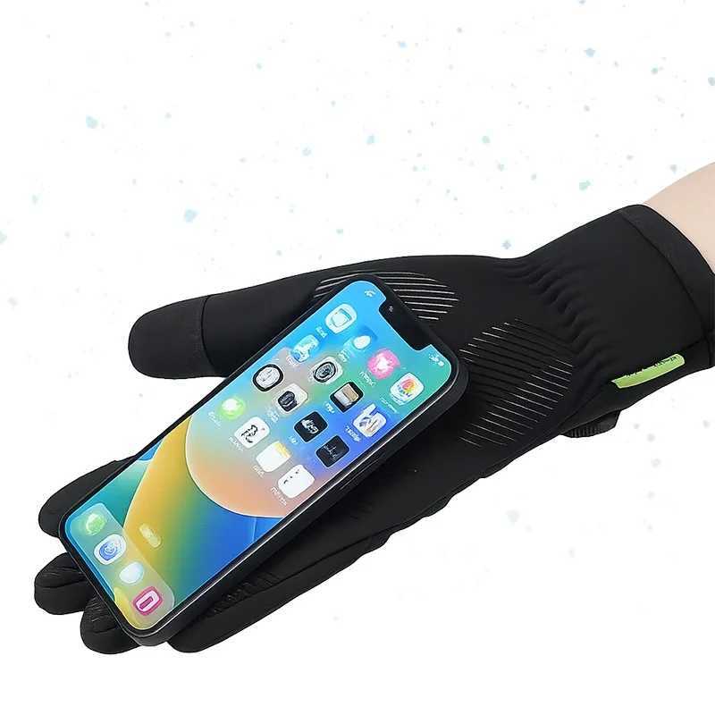 Winter Warm Gloves for Men Women Extended Thickened Windproof and Waterproof Sports Touchscreen Skiing Cycling Gloves J251029