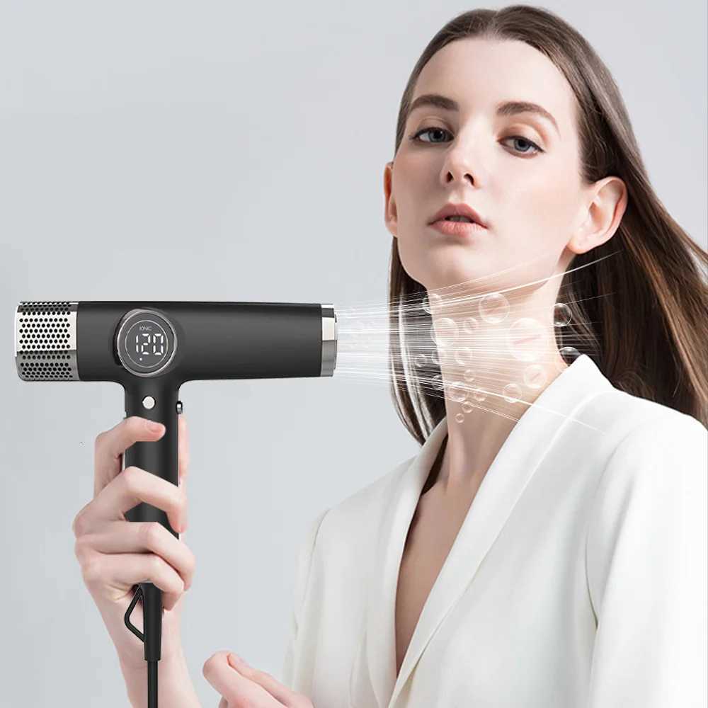 0000 Rpm High Speed Bldc Brushless Motor 800W Hair Dryer with Three Magnetic Nozzle and Two air Hair Wrap Styler W251029