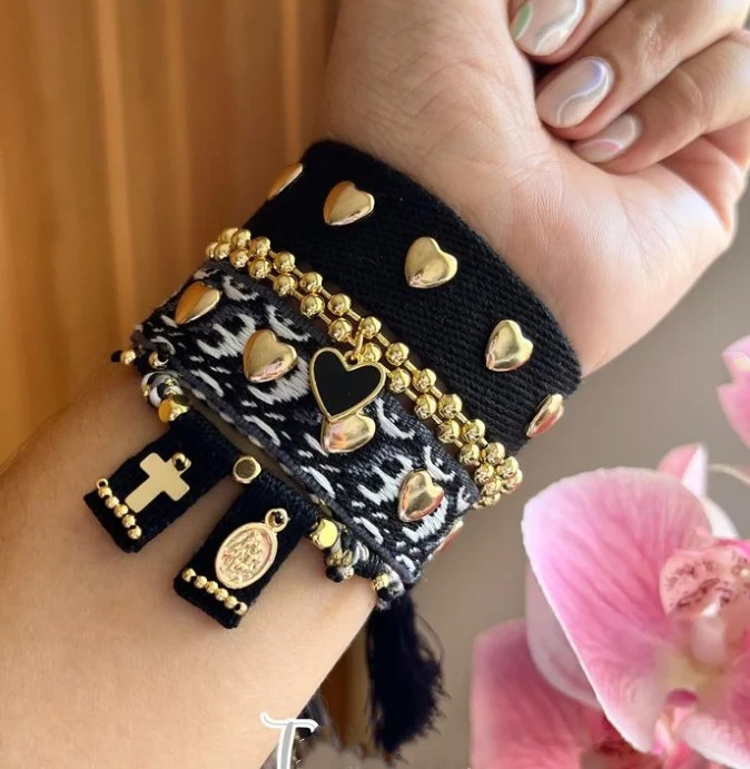 Handmade Adjustable Escapularios virgin cross charm Bracelet Unisex Jewelry for Women And Men 251028
