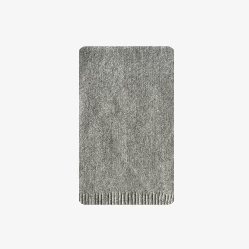 T2192 classic basic wool soft solid color clip knitted scarf women's winter cute wool neck scarf