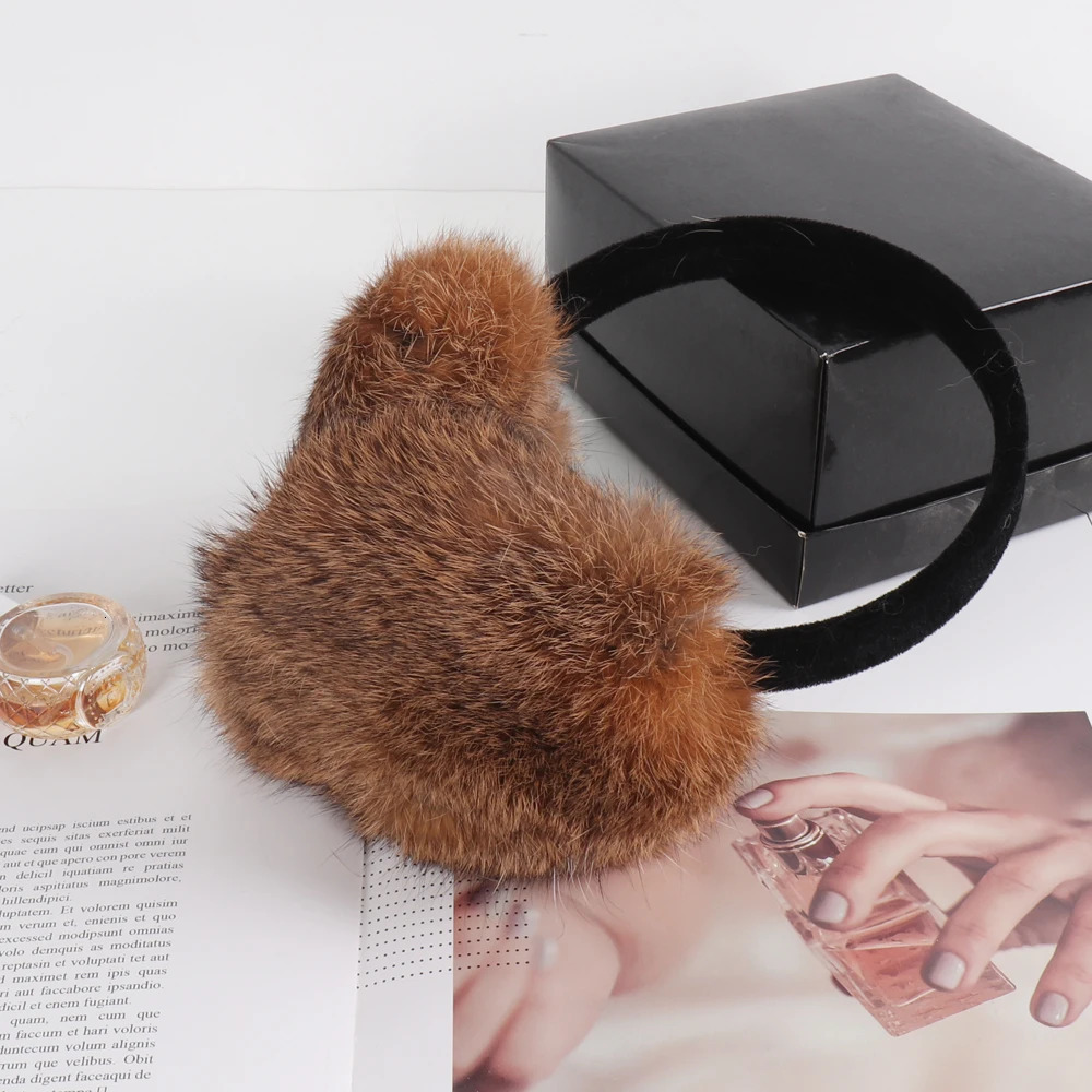2025 Fashion Girls Outdoor 100 Natural Rabbit Fur Earflaps Women Winter Warm Fluffy Real Rabbit Fur Earmuffs Female Gifts 251029