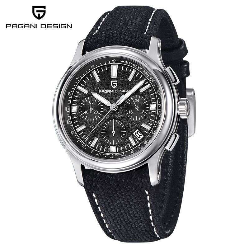 PAGANI DESIGN Men's 24-Hour Display Calendar VK63 Japanese Movement PD-1781