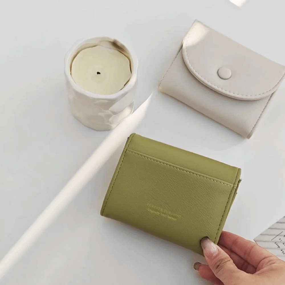 Ultrathin Short Wallet Small Multi Color Coin Purse Storage Bag Womens 251029