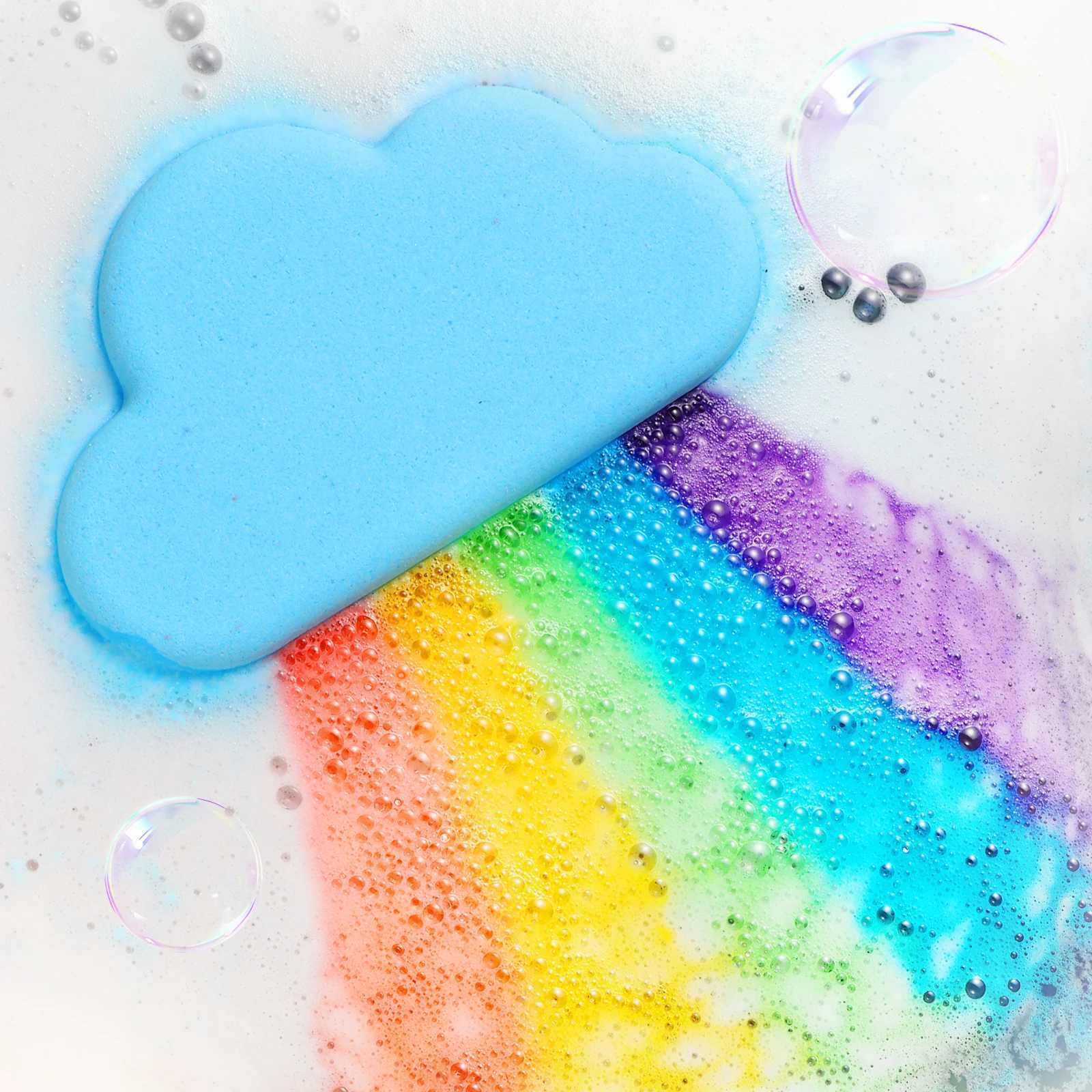 1Pcs4Pcs Rainbow Bath Bombs Gift Set Handmade Organic Bath Bombs for Kids Girls Natural Kid Bubble Bath Fizzy L251029