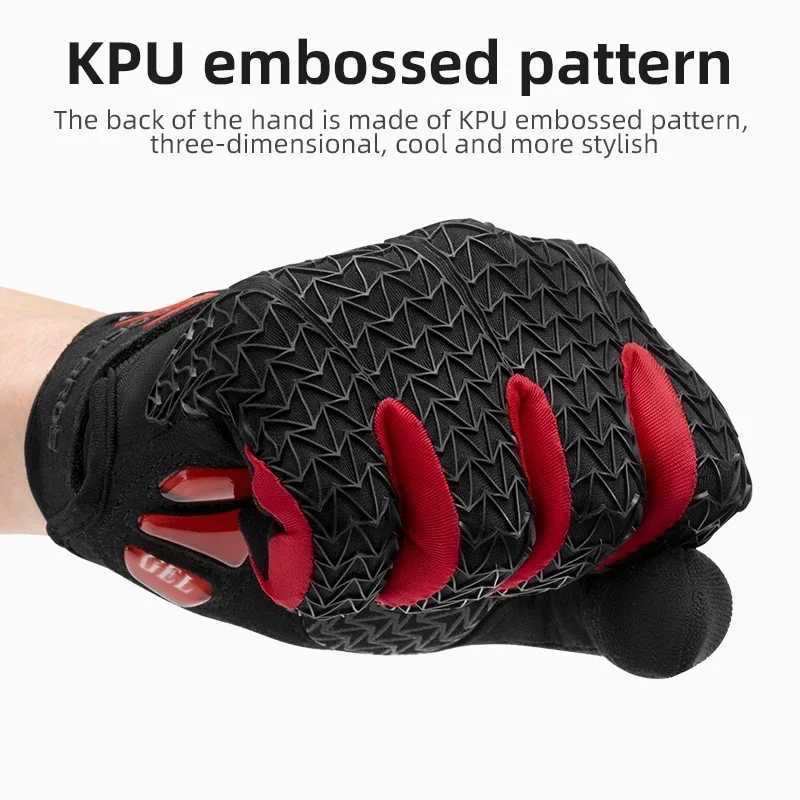 ROCKBROS Windproof Cycling Gloves Touch Screen Riding MTB Bike Bicycle Gloves Thermal Warm Motorcycle Winter Autumn Bike Gloves J2510291