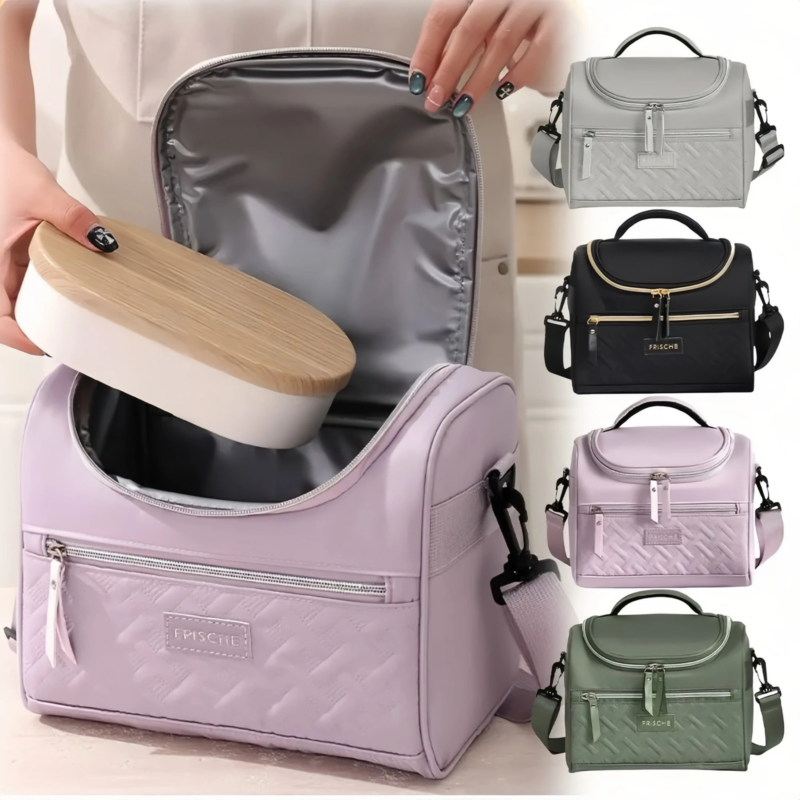 Thickened Lunch Portable Bento Outdoor Picnic Insulated Lunch Box Bag CrossBorder Cold Insulation Ice Pack 251029