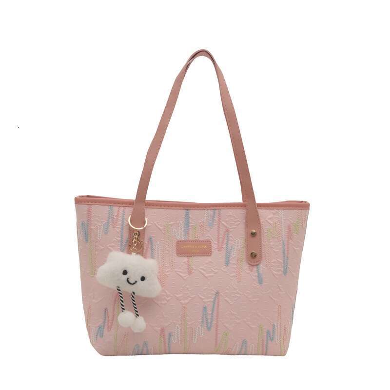 Designer bag Trendy Capacity Zipper for Women 2025 New Simple Large Cute Textured Commuter Tote Shoulder Bag