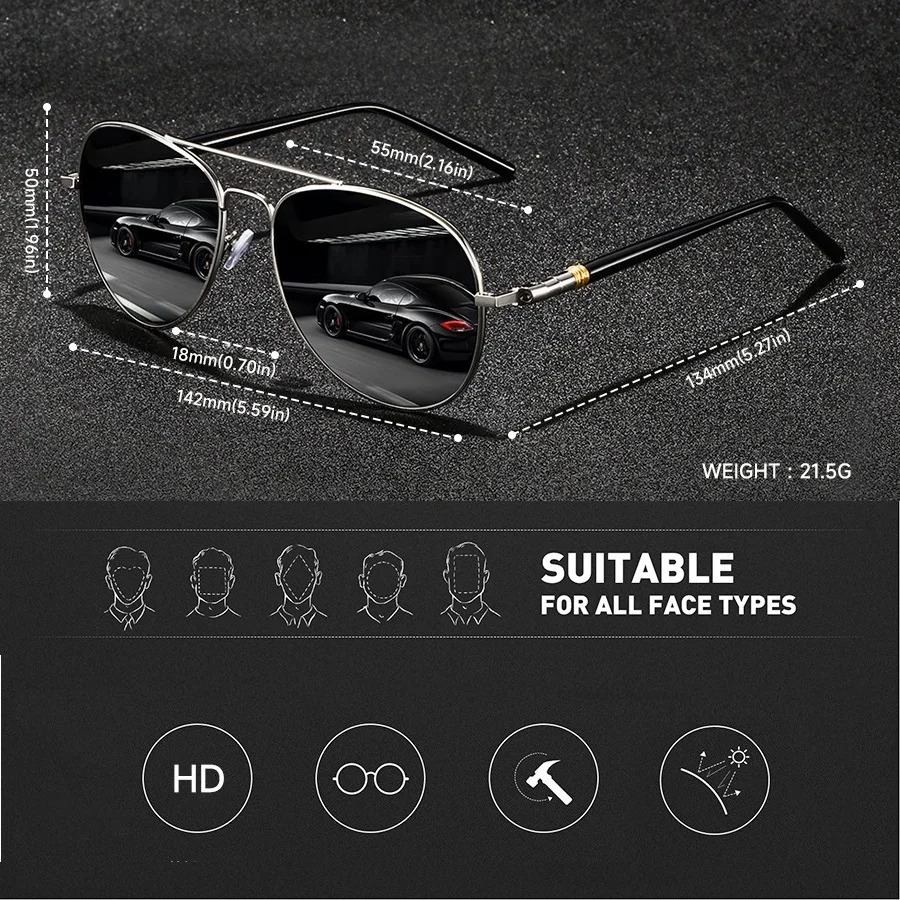 3 PCS Fashion Vintage Square Metal Frame Sunglasses Men Women Fishing Driving y ner Sun Glasses Eyewear UV400 251013