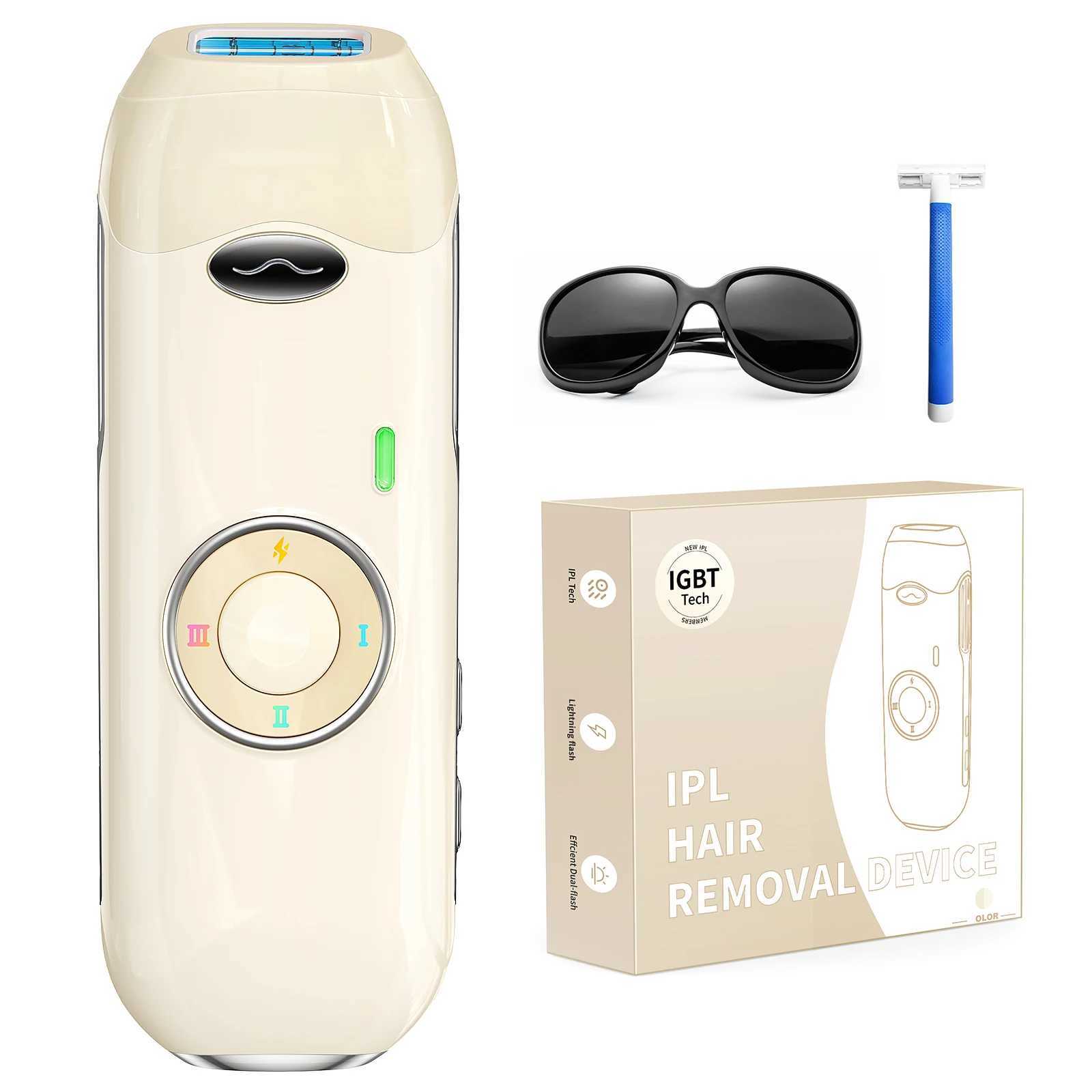 Professional IPL Hair Removal 22J Unlimted Flashes Painless Laser Epilator Armpits Legs Arms Bikini Line Treament Home Use J251117