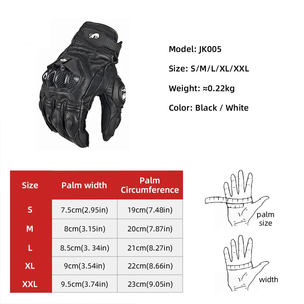 High Quality Genuine Leather Gloves Mens Luva Riding Moto Motorcycle Glove Guantes Protection Racing MOTO Protective Equipment 251013