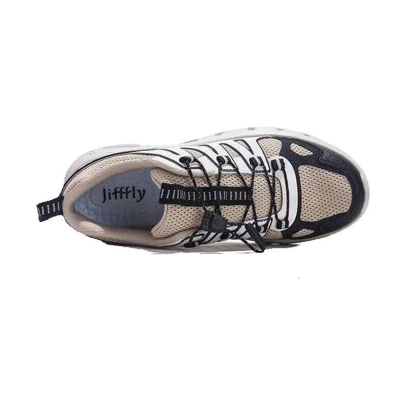 Jifffly Dad Shoes for Men 2025 New Ins Super Versatile Thick-Soled Height-Increasing Sneakers Lightweight Breathable