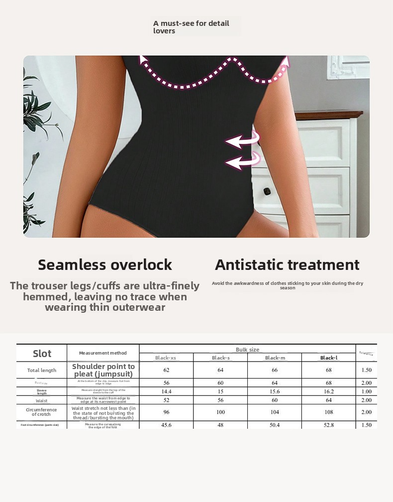 Women's Tracksuits Women's Seamless Shapewear Bodysuit, Short Sleeve Tummy Control Yoga Jumpsuit, Slimming Ribbed One-Piece for Workout & Da