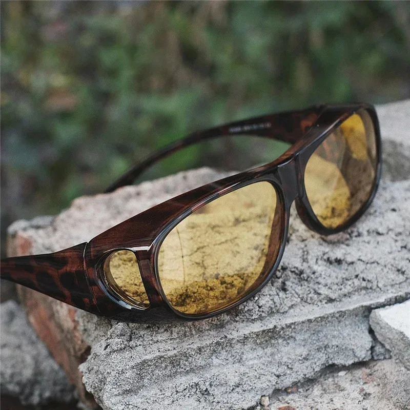 Polarized Sunglasses Fit Over Eye Glasses Driving Wrap Shield Goggles Fishing Sports Night Vision 251013