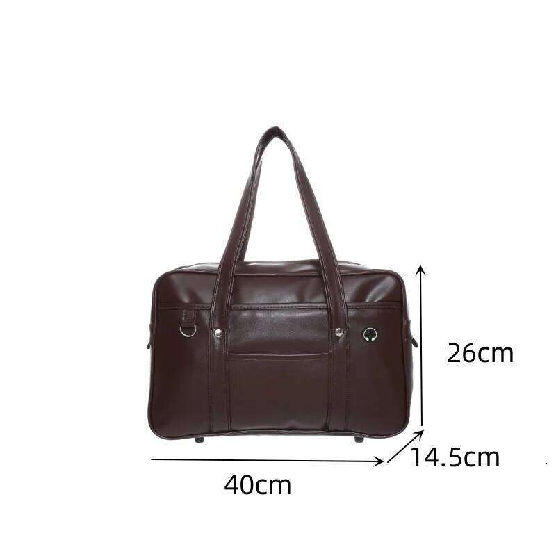 Japanese Two-Dimensional Student JK Uniform Bag Girl PU Schoolbag COS Wear-Resistant Waterproof One-Shoulder Messenger Handbag 251029