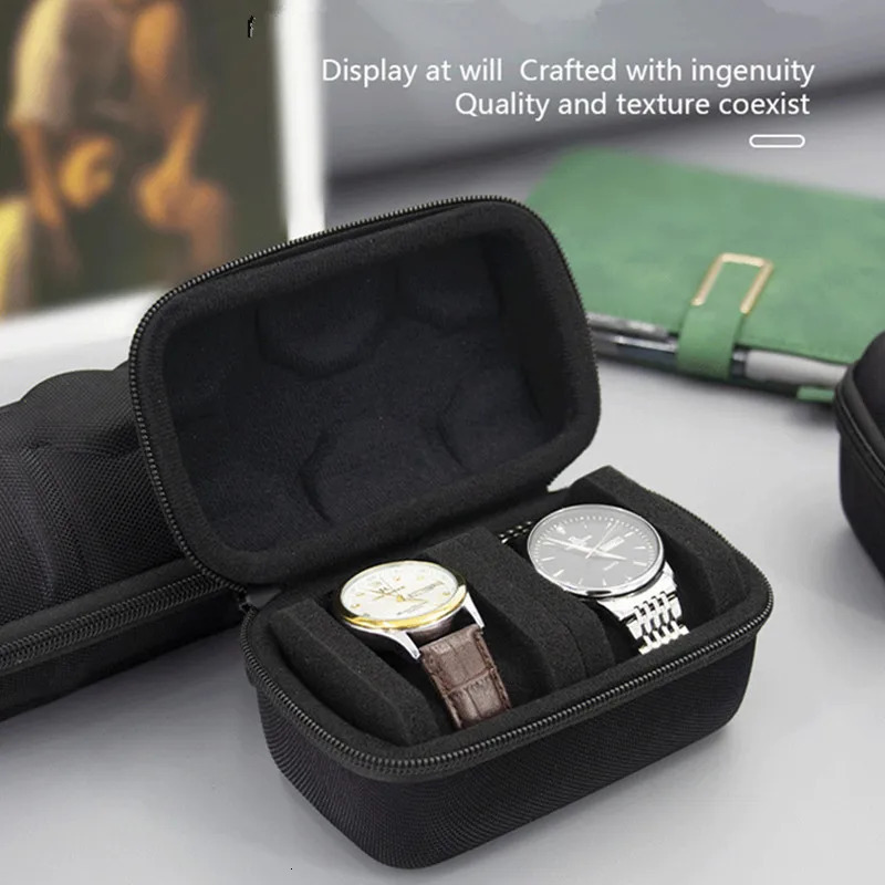 EVA Watch Box Travel Roll Case for 1234 Watches Storage Watch Protector Organizer Shockproof Display Case for Men or Women 251029