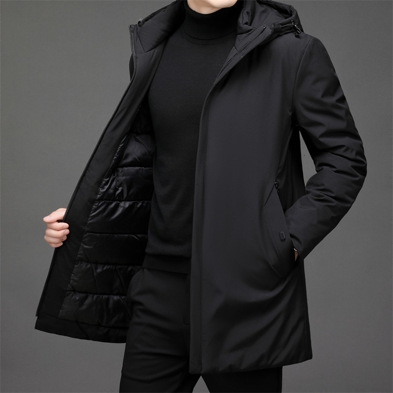 arrival winter jacket fashion Parka Coat Men Thick Warm Mens Classic Windproof Male Mens fashion Parkas full size M4XL 251028