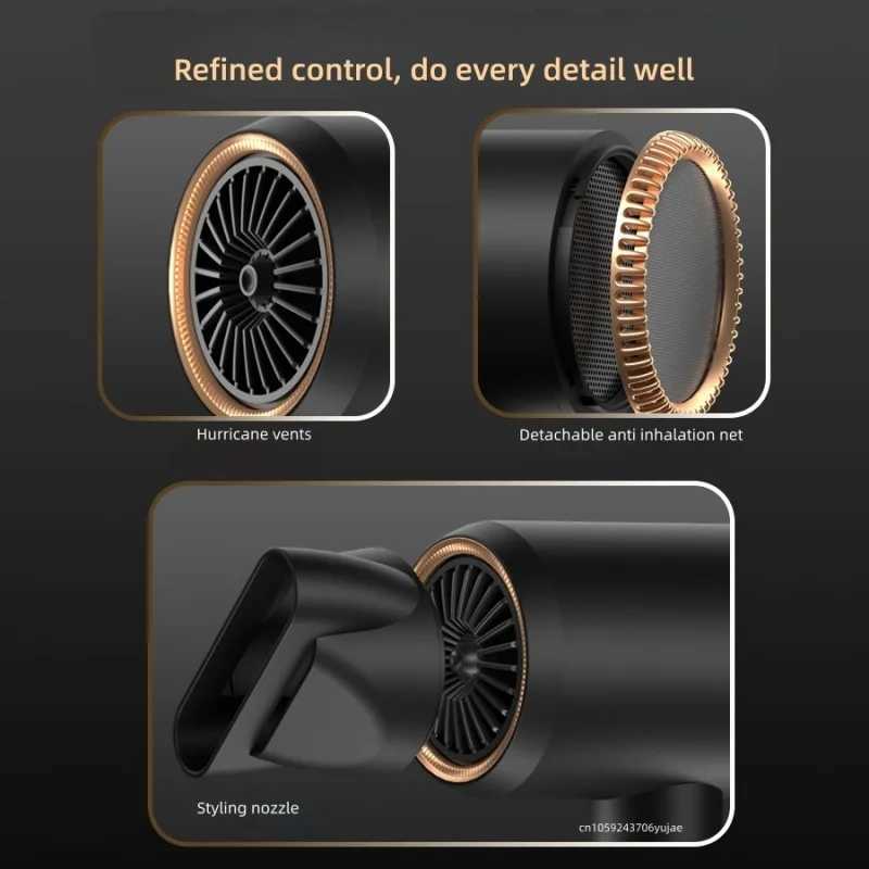 Latest 2400W Quick Drying Hair Dryer With Led Display Light And Billion Level Blue Light Negative Ion Hair Dryer W251029
