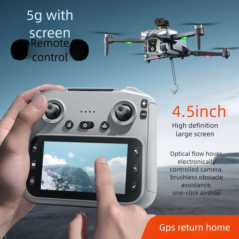 K MAX Drone With Screen Brushless Motor HD Aerial Photography GPS Intelligent Positioning Remote Control Aircraft