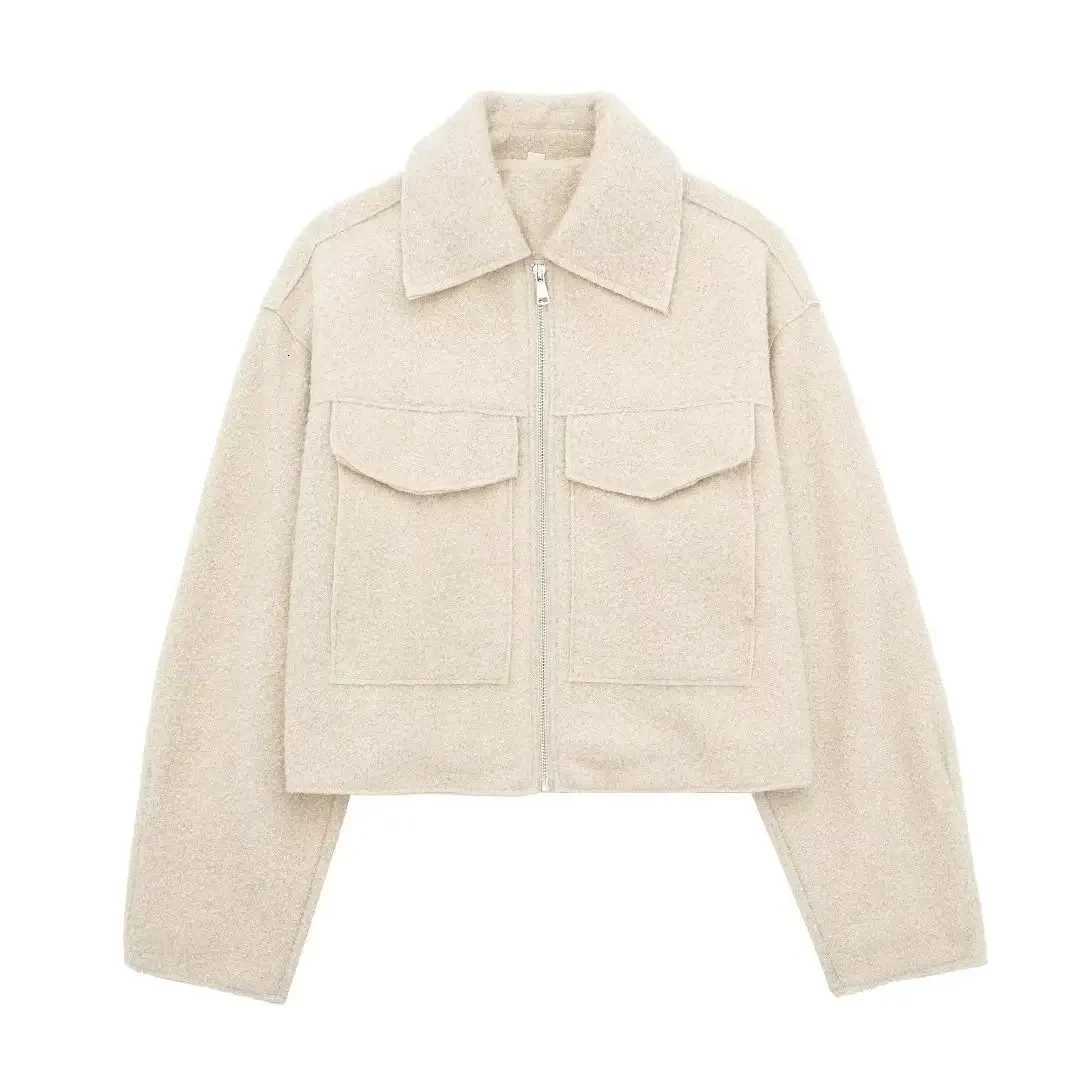 Street Fashion Short Tweed Jacket Outerwear Independent Station Womens Clothing Soft Wool Mini Coat Stylish Compact Design1 Y251105