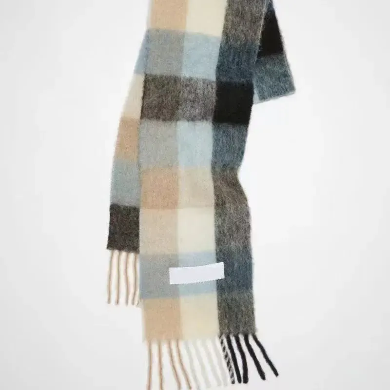 Designer Scarf Scarves Wool Double Sided Large Letter silk scarf For Men Women Silken Scarf Scarves Top Quality Silk Color-blocking Fringed Edges 888