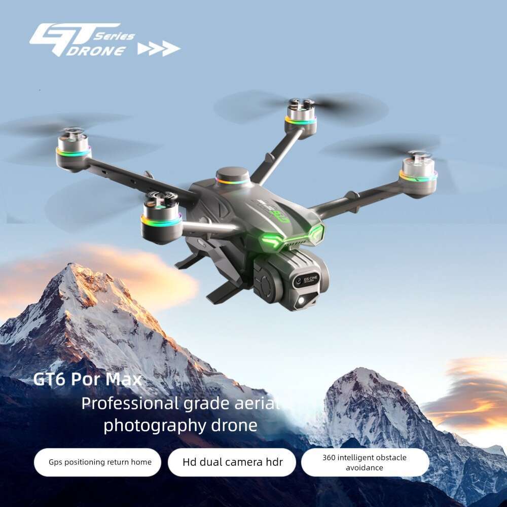 GT Brushless Drone Intelligent Obstacle Avoidance Optical Flow GPS Return Remote Control Aircraft G Image Transmission Quadcopter