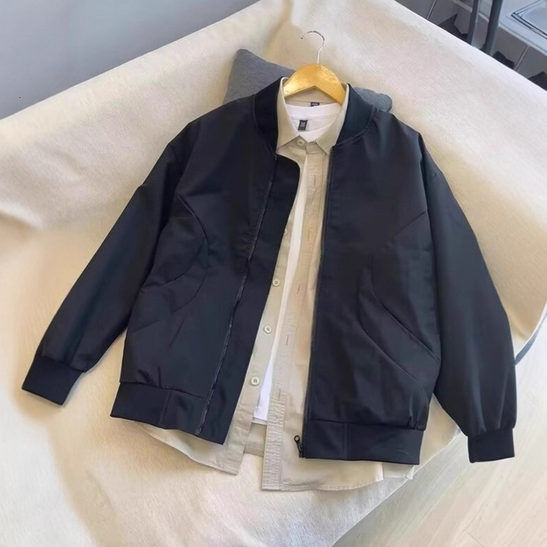 American Style Casual Trendy Brand Baseball Designer Jacket Jacket For Men Spring And Autumn Design Loose Fit Workwear Jacket For Men