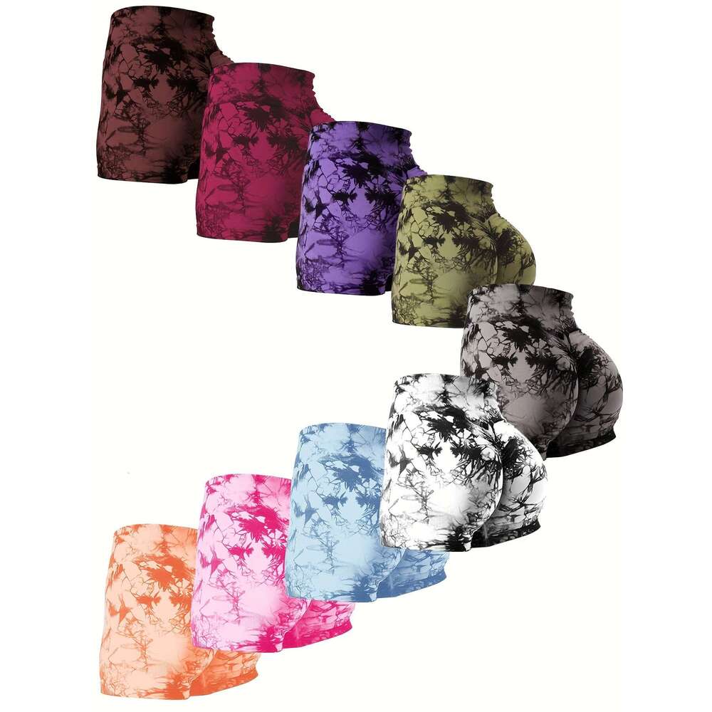 9Pcs Tie Dye Workou… - image