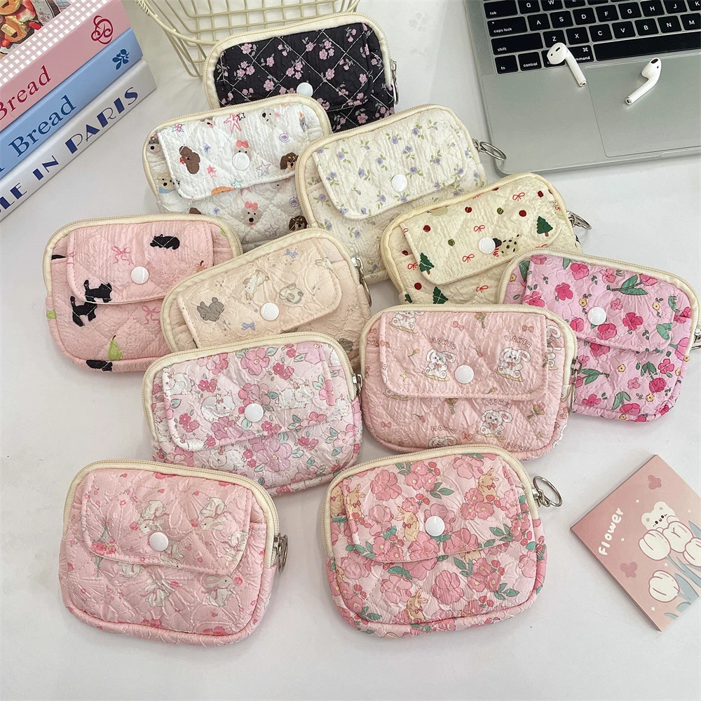 Cute Cartoon Multifunctional Coin Purse Kawaii Wallet Portable Coin Bag Key Earphone Coin Organizer Pouch Zipper Bag Gift 251029