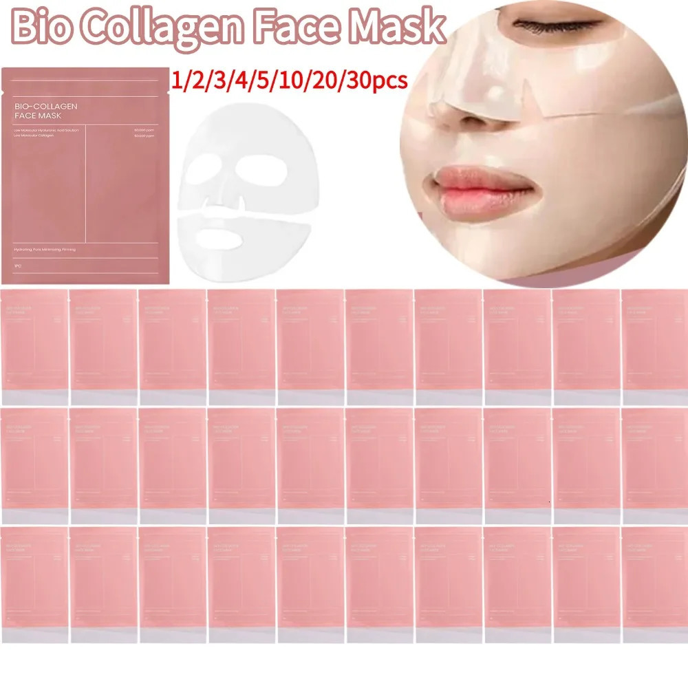 Bio Collagen Face Mask Shrink Pores Deep Hydrating Split Mask Nourish Hydrating Face Mask Beauty Skin Care 251029
