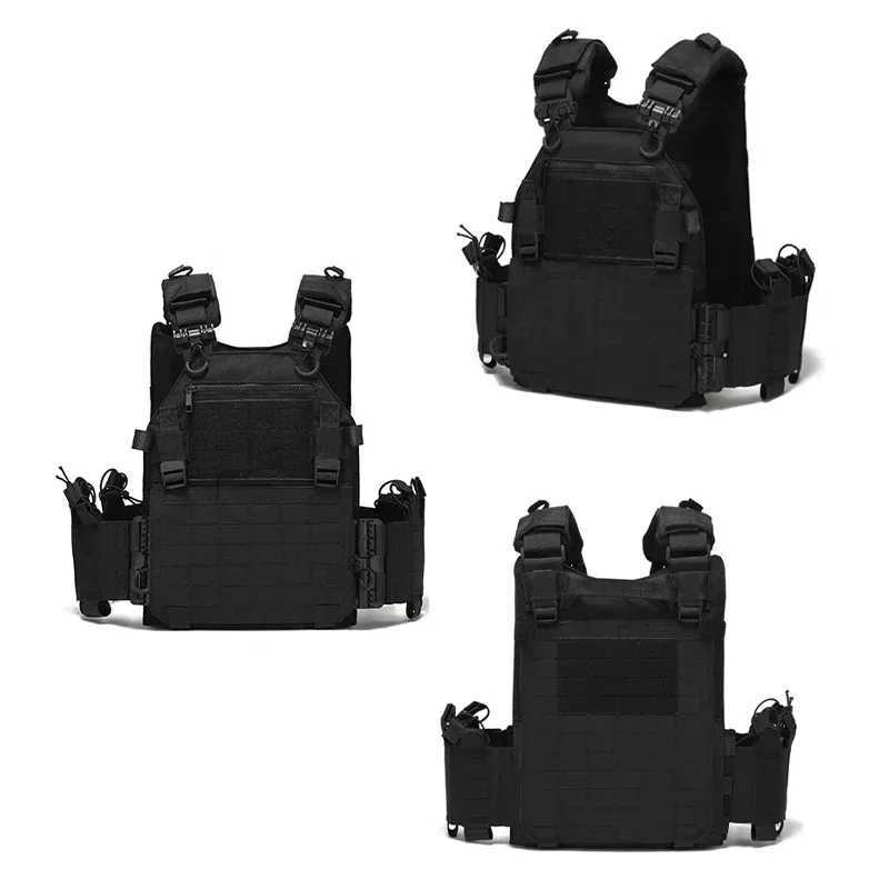 Quick Release Tactical Vest Hunting Men Plate Carrier Chest Rig Military Combat Armor Vests Outdoor CS Training Airsoft Vest W251029