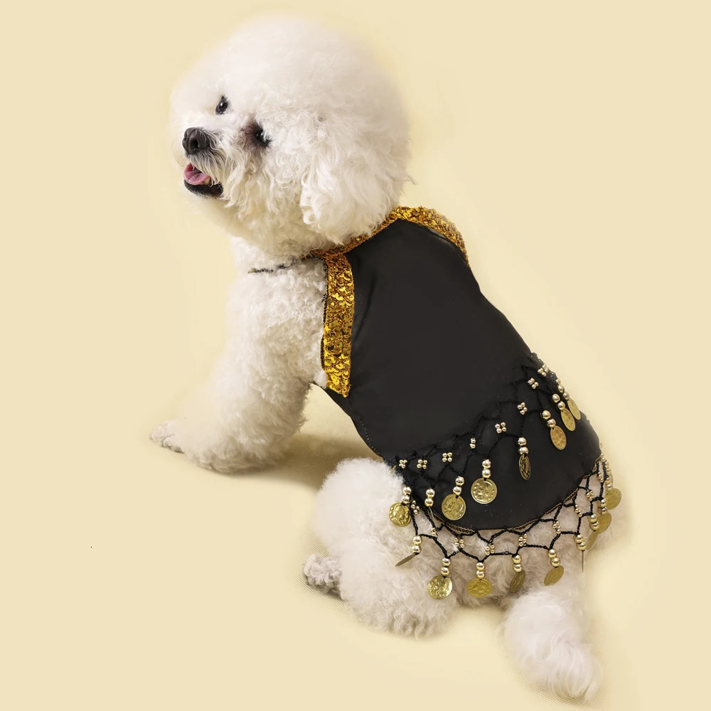 All Seasons Cute Cat Skirt Sleeveless Small Dog Princess Dress Breathable Bell Decoration Cat Dress Clothes Accessories 251029