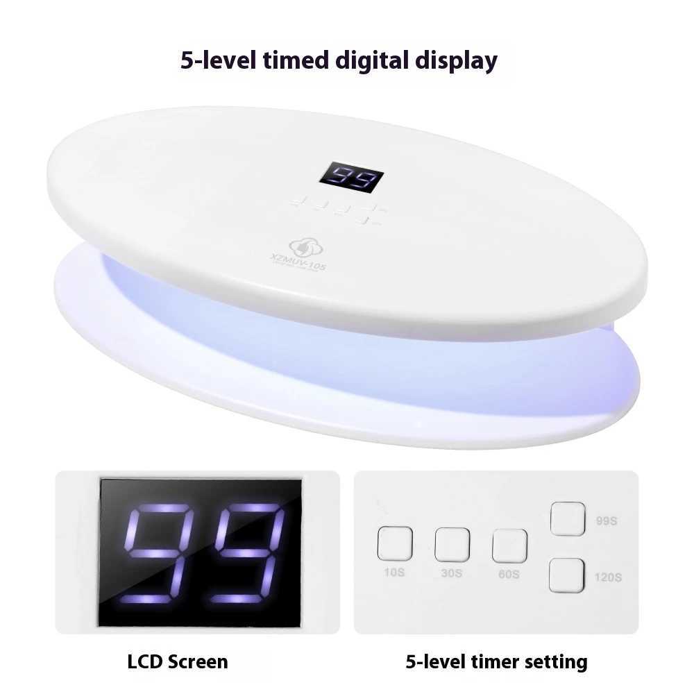 256W UV LED Nail Lamp Gel Nail Dryer Professional Fast Curing 96 LED Light for Manicure Pedicure Nail Art Polish Tool J251115