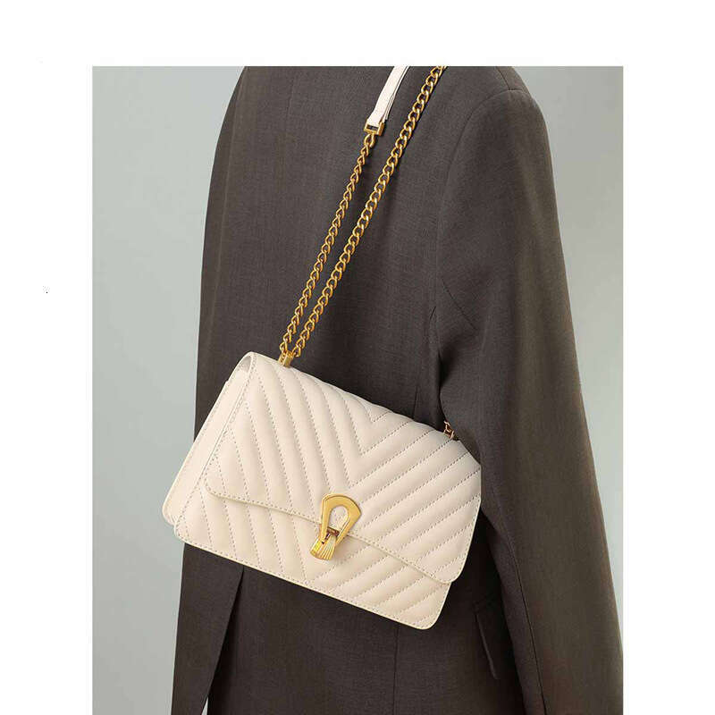 Luxury Bags Designer Autumn and Winter New Women's Cross-body Underarm High-end Leather Shoulder Chain Bag Beach Bag Handbag