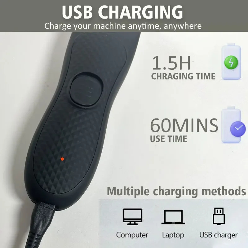 Professional Trimmer for Intimate Areas Groin Chest Balls Bikini and Pubic Hair Removal Sensitive Area Trimmer Mens Grooming 251029