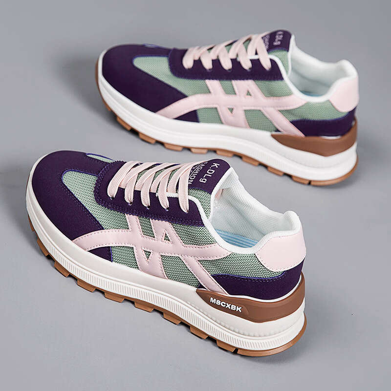 Breathable Comfortable Designer Shoe Women's 2025 New Autumn Thick-Soled Height-Increasing Running Versatile Casual Sports Shoes