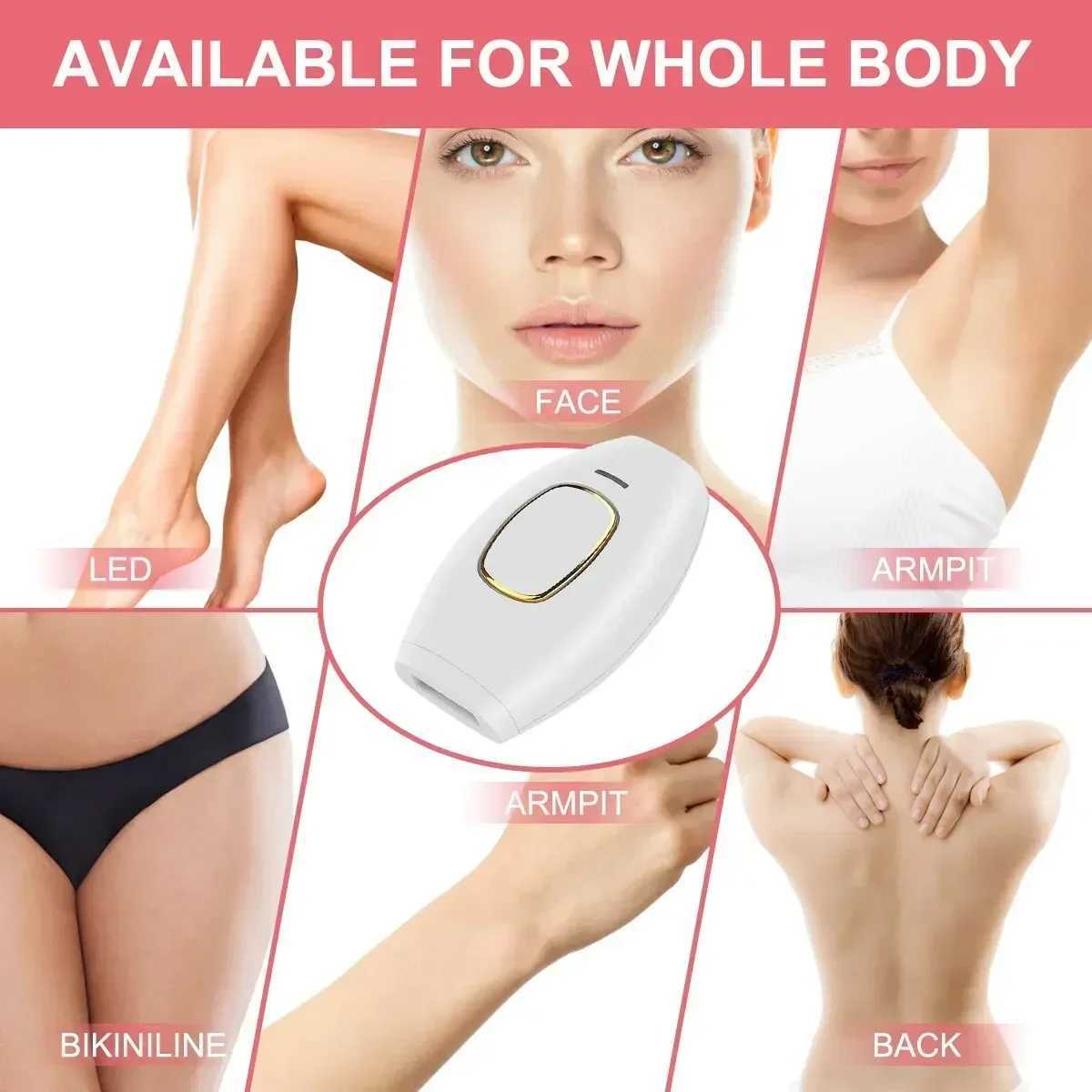 500000 Flash Depilator Painless Laser IPL Epilator Permanent Hair Removal Body Face Bikini Underarm Hair Removal Women Shaver J251117