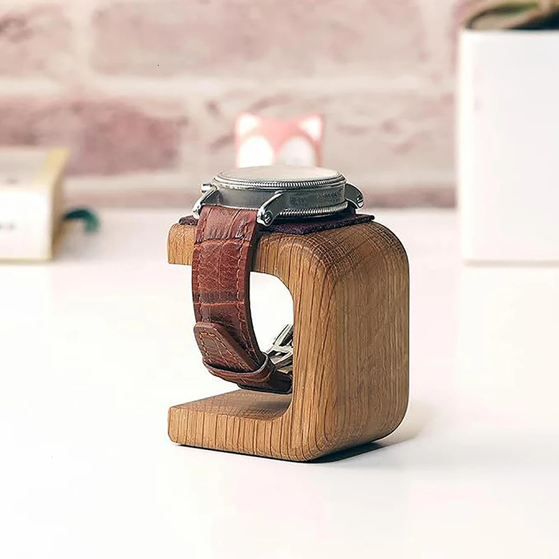 Wooden Watch Holder Jewelry Organizer Display Stand For Bracelet Ring Earring Solidwood 251013
