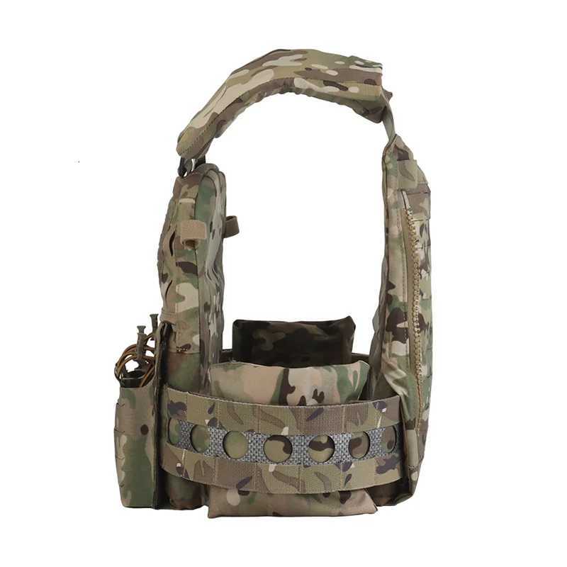 V5 FCPC Protective Vest System Quick Release Breathable Grid Platform Triple Magazine Carrier Camo Design for Hunting Simulation W251029